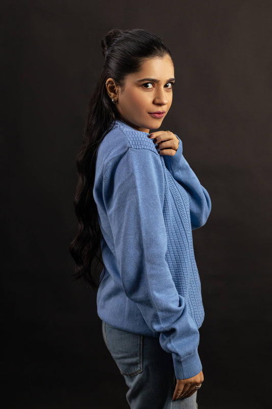 Skywave Cable-Knit Sweater for Women